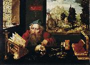 Joos van cleve Der heilige Hieronymus im Gehaus oil